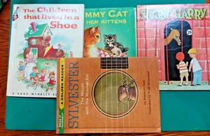 Vintage lot of 4 books Sylvester, Children in a Shoe, Mommy Cat, Scary Harry - Picture 1 of 10