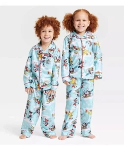 Disney 100 Mickey Mouse Holiday Matching Family 2pc Pajama Set Kids Size 10 - Picture 1 of 2