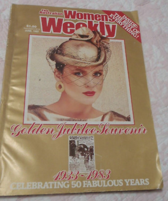 The Australian Womans Weekly Magazine June 1983 Golden Jubilee Souvenir Edition • 9.99$