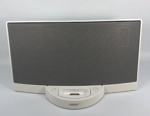 Sistema de música Bose SoundDock blanco iPod iPhone 30 pines altavoz PARA REPUESTOS O REPARACIÓN - Imagen 1 de 5