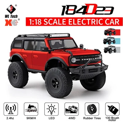 Wltoys 184023 RC Crawler Auto 1/18 4WD 9km/h CCS Tempomat Kletterfahrzeug - Bild 1 von 4