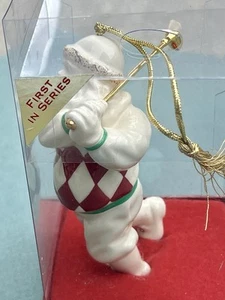 Lenox Golfing Santa Ornament – 1st in Series 2000 Porcelain Holiday Figurine VTG - Picture 1 of 5