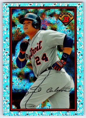 Bowman Chrome #BIB89-MC 2014 - Miguel Cabrera (refractor de diamante plateado) (nuevo) Foto 1 de 2