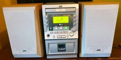 JVC Office radio Micro HiFi Stereo - model CA-UXM3R  CD Tape Radio UXM3R  - Image 1 of 4