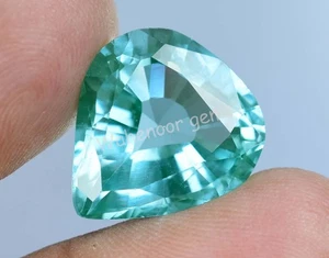 Natural Grandidierite 15.20 Ct Green-Blueish Pear Certified Loose Gemstone - Picture 1 of 5