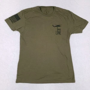Nine Line T-Shirt Medium oliv Grafik patriotisch taktisch Streetwear USA - Bild 1 von 10