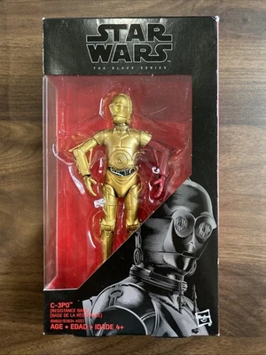Star Wars The Black Series - C-3P0 (Brazo Rojo) #29 - Figura 6" - Hasbro Foto 1 de 4