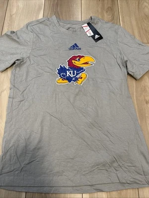 Adidas, Kansas University T-Shirt Size Medium New With Tags - Image 1 of 4
