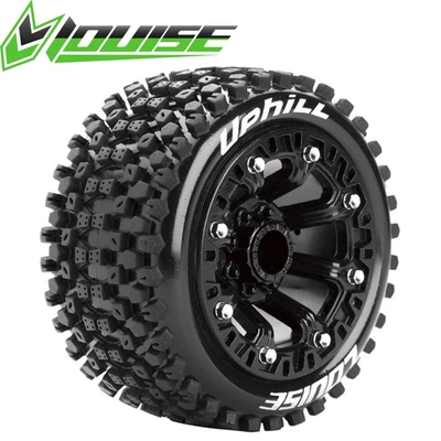 Louise ST-Uphill 1/16 2.2" Stadium Truck Tires 12mm Soft Mounted (2) RC Car Part - Image 1 of 3
