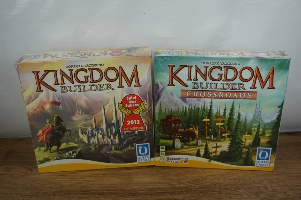 NEW Sealed Kingdom Builder + Crossroads Expansion Board Game by Queen Games - Image 1 of 1
