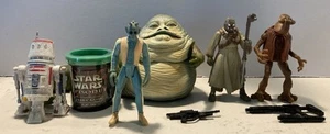 STAR WARS POTF LOT! Jabba, Tusken Raider, Greedo, Hammer Head, R4-D4 - Picture 1 of 15