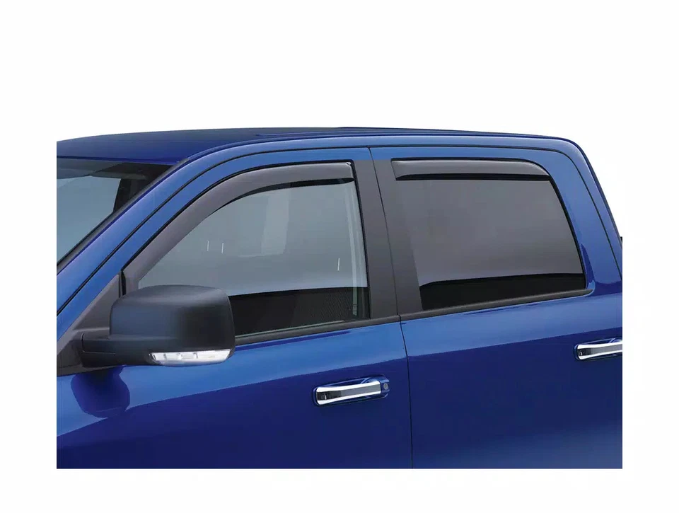 EGR Slimline In-Channel Window Visors Fit 07-21 Toyota Tundra Dbl Frnt/Rear Smke Foto 1 de 4