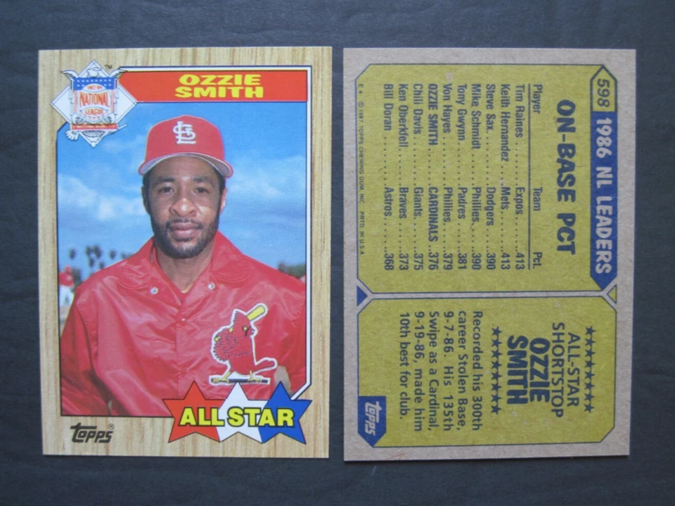OZZIE SMITH CARDS You Pick Choose 1985-2022 Topps Fleer Donruss Score Upper Deck - Image 1 of 1