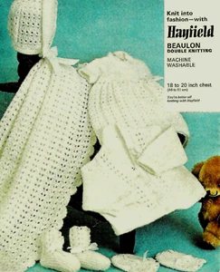 Vintage COPY Baby / Child Instructions for: 6 Items 18-20" / 46-51 cm DK - Picture 1 of 3