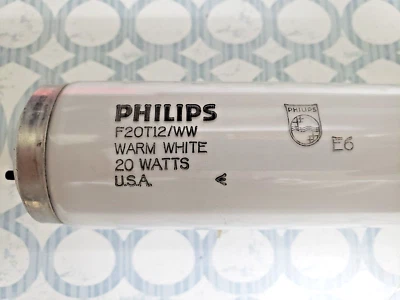 PHILIPS F20T12/WW WARM WHITE 20W 24 INCH - Image 1 of 4
