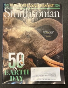 Smithsonian Magazine April 2020 Elephants Science Technology Art History Nature - Picture 1 of 2