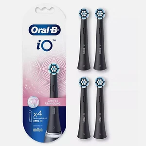 Oral-B IO Ultimate Cleaning Electric Toothbrush 4p Replacement Brush Heads Black - Picture 1 of 10