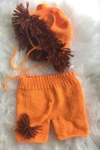 Disfraz Bebe Crochet León - Picture 1 of 6