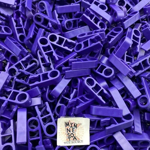 100 Knex Purple Clip Connectors with Hole End - Standard K'nex Replacement Parts - Picture 1 of 2