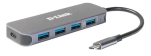D-Link DUB-2340 Hub Splitter 4*USB 3.0 of which a fast charging port + USB-C - Picture 1 of 1