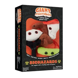Giant Microbes Plush Toy Soft Original Gift Box Educational Biohazards Set of 5 - Picture 1 of 1