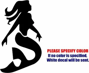 Fantasy Girl Mermaid Graphic Die Cut decal sticker Car Truck Boat Window 7" - Picture 1 of 3