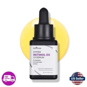 ISNTREE Hyper Retinol EX 1.0 Serum 20ml | 5 Peptides | 5 Cermaides | TECA - Picture 1 of 9