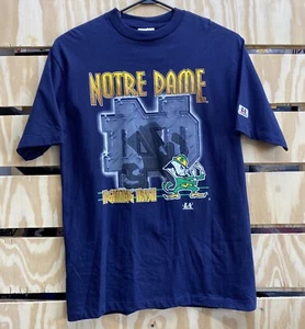 Vtg Notre Dame Fighting Irish Logo Athletic Mens Sz L T-shirt Single Stitch (12) - Picture 1 of 12