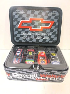 2004 Chevy 400 Wins 4-Car Set in Tin, Action 1/64 Petty Waltrip Gordon, Johnson - Picture 1 of 13