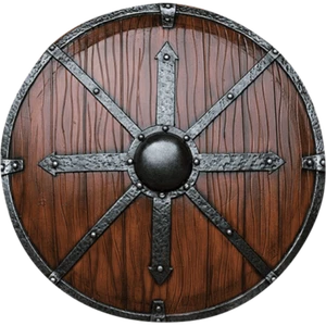 Viking Norse Shield Gloss Self Adhesive Exterior Vinyl Sticker Valhalla 005 - Picture 1 of 1