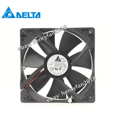 Delta Fan AFB1312M DC 12V 0.38A  2-Pin 135*135*25MM Server / Case Cooling Fan - Image 1 of 4