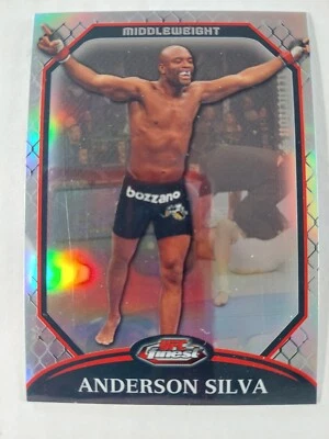 Anderson Silva #45 2011 Topps UFC Finest Refractor #366/888 - Image 1 of 2