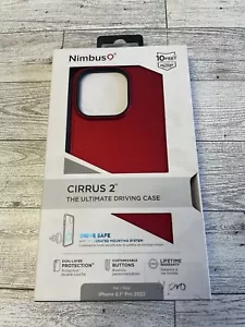 Nimbus9 Cirrus 2 Series Hard Case for Apple iPhone 14 Pro - Crimson Red - Picture 1 of 6