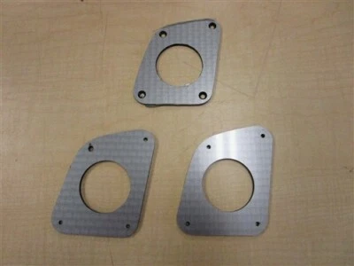 RINKER 190 7339-2374 BLANK GAUGE PANEL SET OF (3) GRAY 4 1/4" X 3 7/16" BOAT  - Image 1 of 4