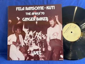 FELA KUTI GINGER BAKER LIVE EMI. RE NEDERLAND LP MINT - Picture 1 of 3