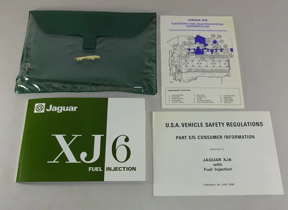Armatoriale Manuale + Wallet Jaguar XJ 6 Serie II Benzina Iniezione Di 1978 - Immagine 1 di 1