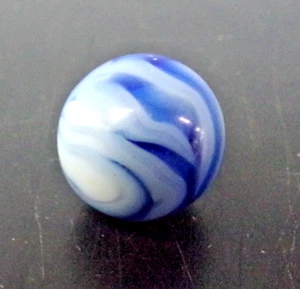 COBALT BLUE SWIRL MARBLE - Picture 1 of 1