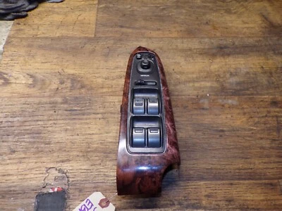 2001-2002 ACURA MDX *WOODGRAIN* FRONT LEFT/DRIVER MASTER WINDOW DOOR SWITCH - Image 1 of 4