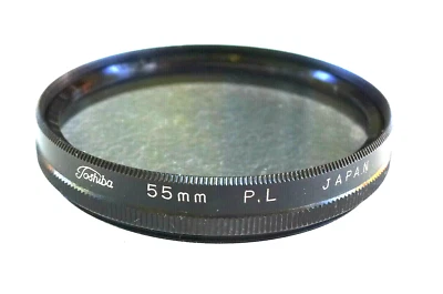 55mm Toshiba PL Polarizing Filter - Linear Polarizer - NEW - Image 1 of 2