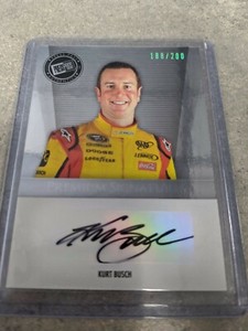 2011 Press Pass Premium Signatures #PSKB1 Kurt Busch 188/200