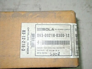 Sola 83-12-218-3 83122183 Power Supply - Picture 1 of 3