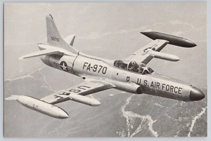 US Air Force Lockheed F-94C Starfire Jet Postcard Unposted - Picture 1 of 2