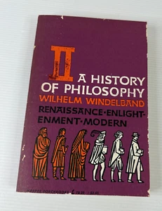 A History of Philosophy Vol II W. Windelband 1958 1st Torchbook Ed. Vintage PB - Picture 1 of 15
