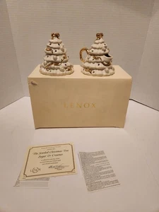 Juego Colecciones Lenox Joya Joya Árbol de Navidad Azúcar, Crema, Set Nuevo en Caja Retirar - Imagen 1 de 11