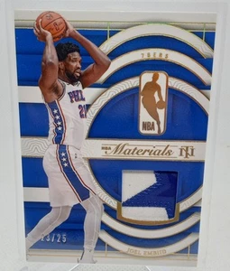 2023-24 Panini National Treasures Joel Embiid NBA Materials Star Logo Patch /25 - Picture 1 of 2