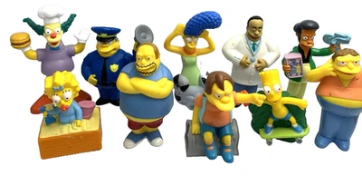 The Simpsons Movie 2007 Burger King Talking Toys Lot of 10 - Image 1 of 4