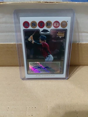 JR Towles Topps Chrome 2008 RC Rookie Autograph Auto  - Image 1 of 2