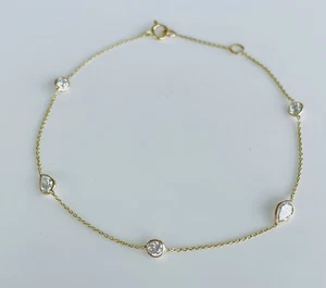 Lab Grown Diamond Bracelet 1.04ct, 9ct Yellow Gold Spectacle Set, RRP £550.00 - Picture 1 of 15