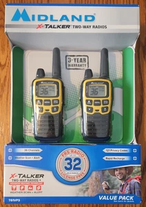 Midland X-TALKER T61VP3 Two Way Radios Brand New- 36 Channels - Rechargeable - Picture 1 of 10