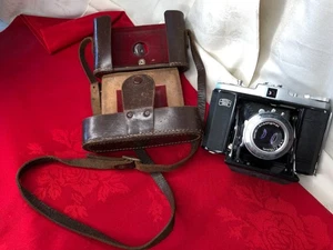 Zeiss Ikon Nettar Film Camera Novar-Anastigmat 75mm 4.5 Lens Good Working & Case - Picture 1 of 15